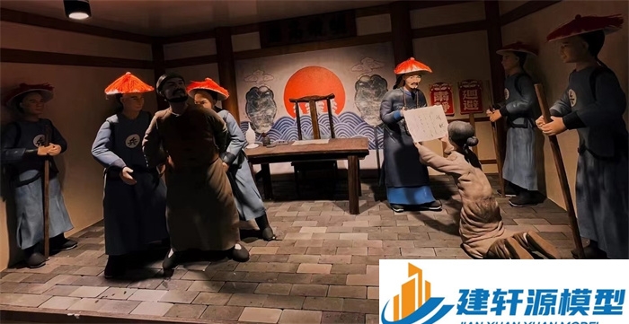 宜黄陈规除恶绅微缩场景