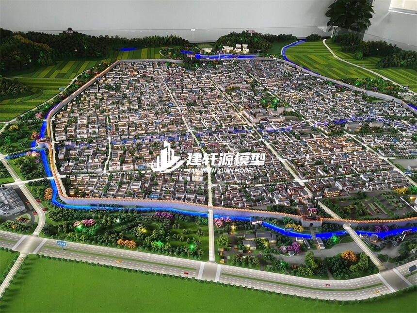 宜黄城市规划模型