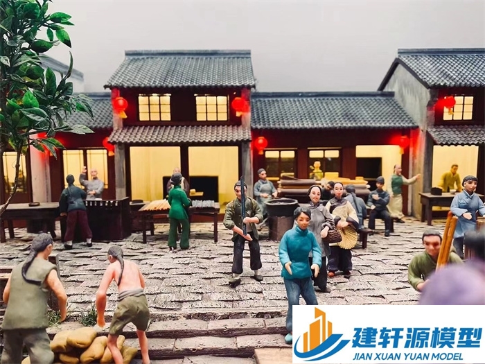 宜黄香市微缩模型
