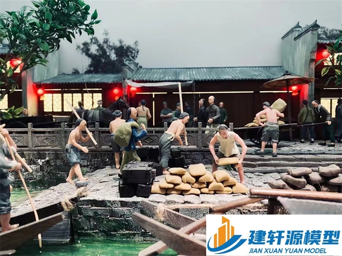 宜黄博物馆江南水乡模型
